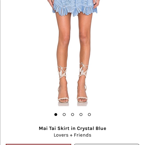 NWT Lovers + Friends | Mai Tai Lace Skirt - Picture 4 of 10